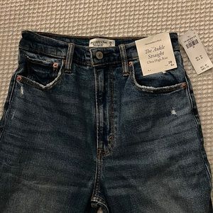 Abercrombie The Ankle Straight Ultra High Rise Jeans 28, 6R